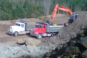 loading trucks